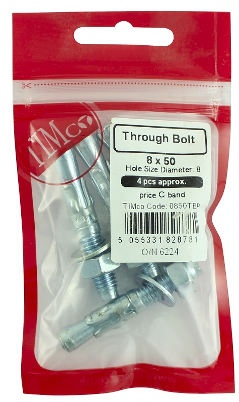 M10 X 100 THROUGHBOLT BZP (2 PER PACK) M10 X 100 THROUGHBOLT BZP (2 PER PACK)