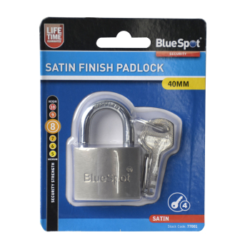 40MM BRASS PADLOCK SATIN FINISH 40MM BRASS PADLOCK SATIN FINISH
