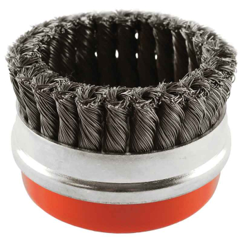 95MM TWIST KNOT CUP BRUSH M14 THREAD 95MM TWIST KNOT CUP BRUSH M14 THREAD