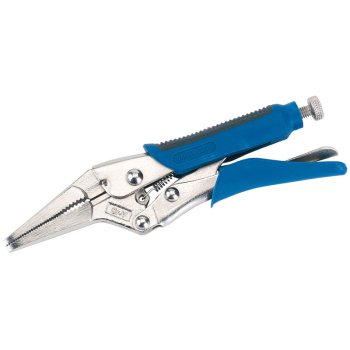 165MM DRAPER SOFT GRIP LONG NOSE SELF LOCKING PLIERS 165MM DRAPER SOFT GRIP LONG NOSE SELF LOCKING PLIERS