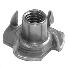 M4 4 PRONG T NUT S/COLOUR M4 4 PRONG T NUT S/COLOUR
