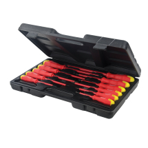 INSULATED SOFT-GRIP SCREWDRIVER SET 11 PCE INSULATED SOFT-GRIP SCREWDRIVER SET 11 PCE